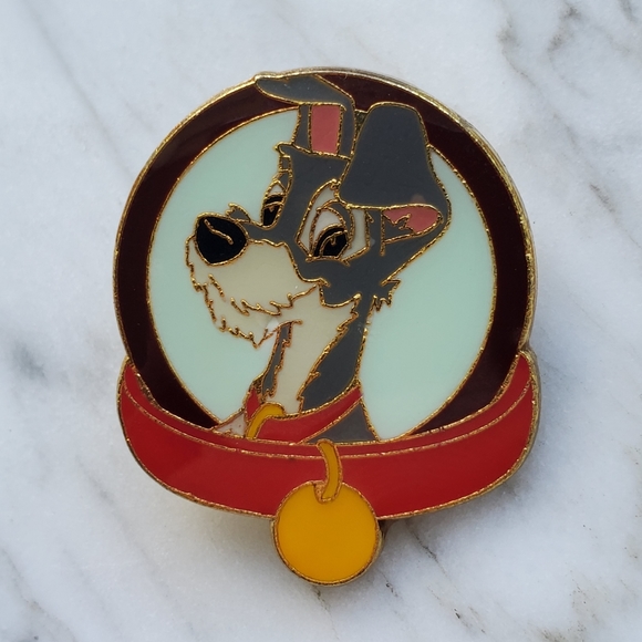 Disney Jewelry - Tramp From Lady And The Tramp With Collar Disney Pin